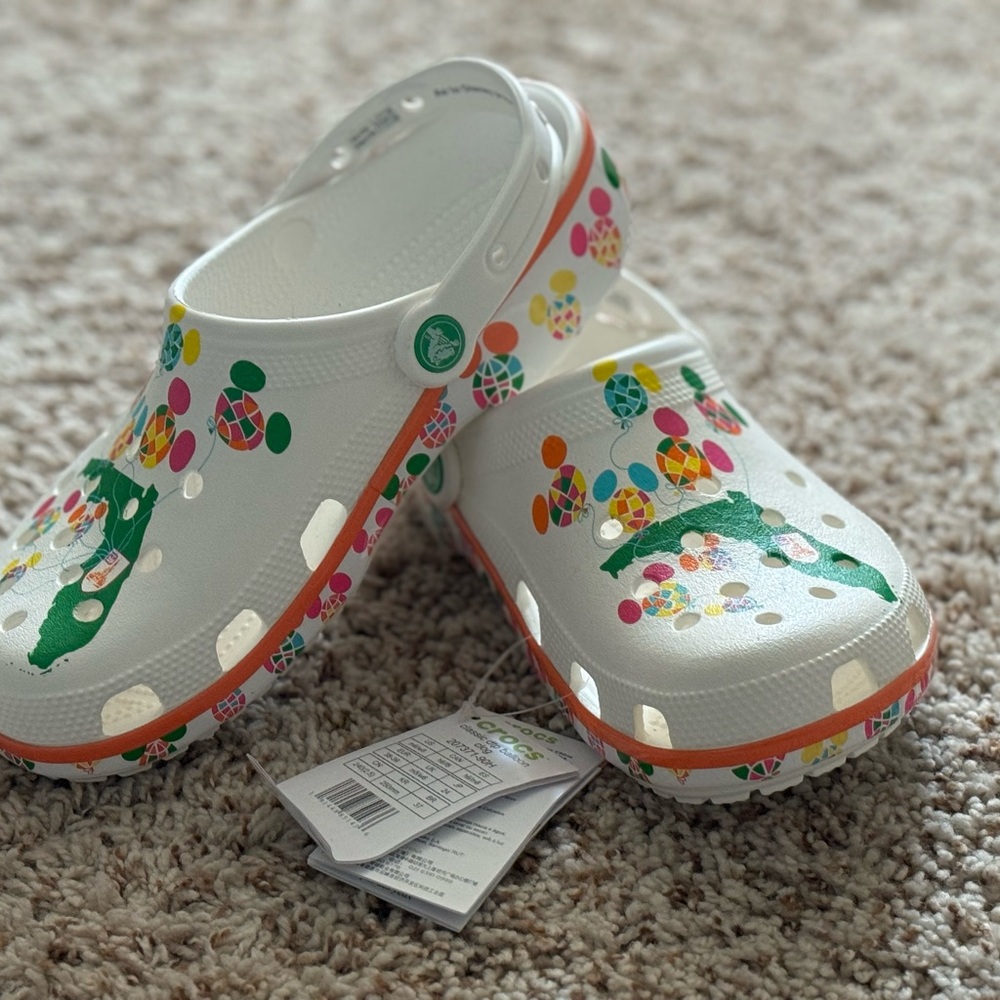 Crocs Florida Disney Mickey Mouse Balloon Icon Shoes